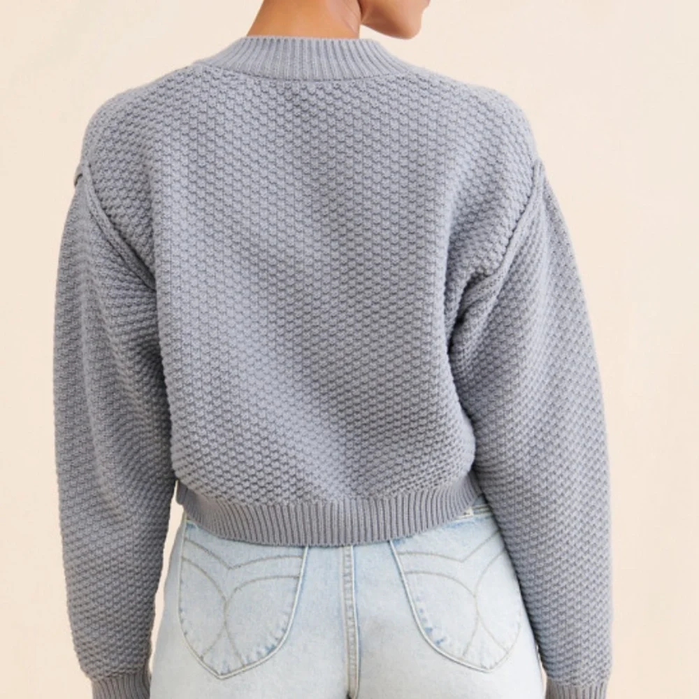 Free People Lila Knit Cropped Cardigan